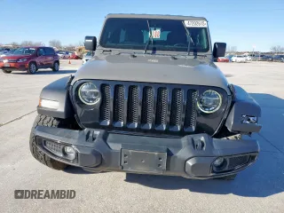 2021 Jeep Wrangler Unlimited Sport S with VIN 1C4HJXDG4MW699376, listed as a Copart auction lot 47202615 with 57,192 mi miles and Salvage Title. Bid and sale history available at DreamBid. Image 5.