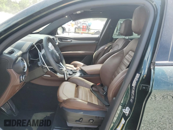 2019 Alfa Romeo Stelvio Ti with VIN ZASPAKBN4K7C69619, listed as a Copart auction lot 55015605 with 30,083 mi miles and Salvage title. Bid and sale history available at DreamBid. Image 7.