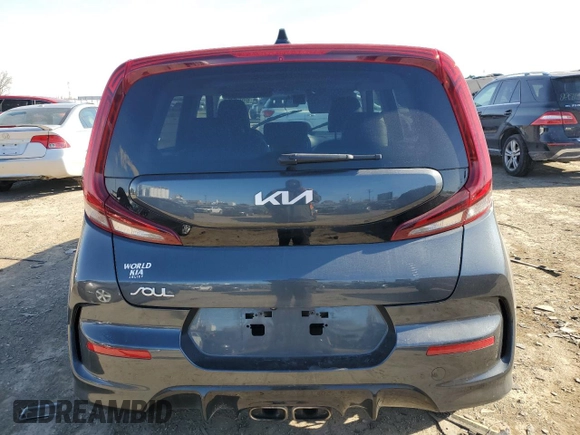 2022 Kia Soul Turbo with VIN KNDJ53AF0N7837226, listed as a Copart auction lot 89053435 with 61,408 mi miles and Salvage Title. Bid and sale history available at carsss.com. Image 6.