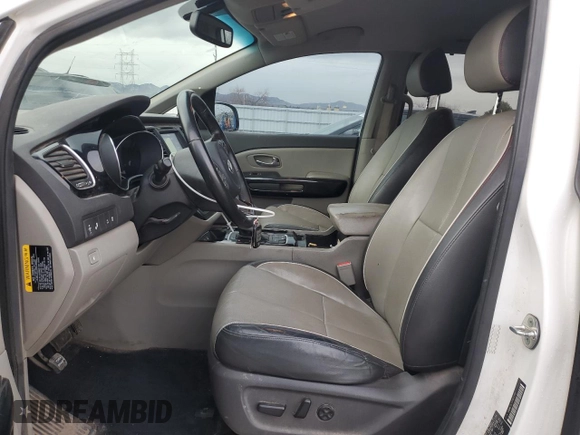 2015 Kia Sedona SX with VIN KNDMC5C19F6032915, listed as a Copart auction lot 82626784 with 135,594 mi miles and Salvage Title. Bid and sale history available at carsss.com. Image 7.