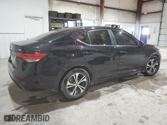 2023 Nissan Sentra SV with VIN 3N1AB8CV8PY263523, listed as a Copart auction lot 46348595 with 25,600 mi miles and Clean Title. Bid and sale history available at DreamBid. Image 3.