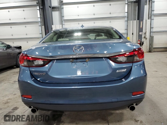 2015 Mazda 6 i Touring with VIN JM1GJ1V51F1207909, listed as a Copart auction lot 51362515 with 55,392 mi miles and Salvage Title. Bid and sale history available at carsss.com. Image 6.