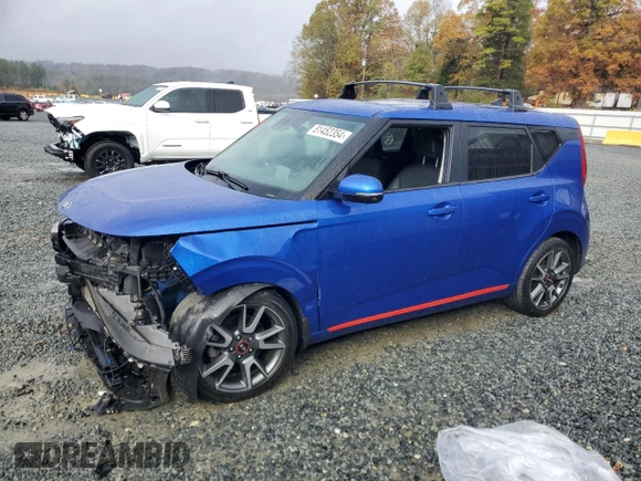2021 Kia Soul Turbo with VIN KNDJ53AF1M7740728, listed as a Copart auction lot 81452354 with Not Provided miles and Salvage Title. Bid and sale history available at DreamBid. Image 1.