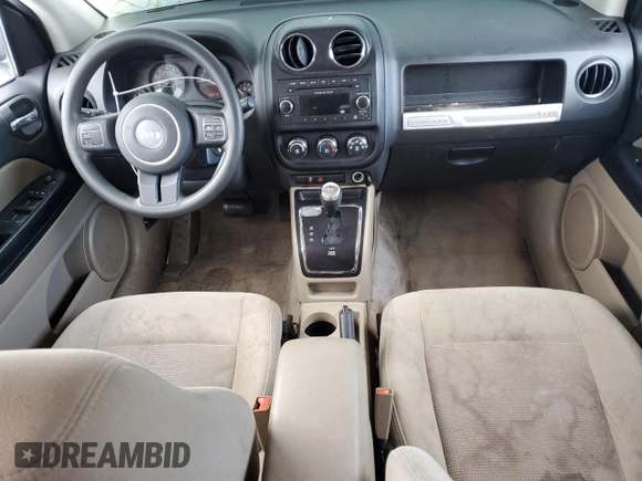 2014 Jeep Compass Sport with VIN 1C4NJCBA7ED925577, listed as a Copart auction lot 83315104 with 139,078 mi miles and Salvage Title. Bid and sale history available at carsss.com. Image 8.