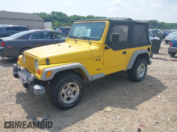 2002 Jeep Wrangler X with VIN 1J4FA39S02P727172, listed as a IAAI auction lot 42612634 with 108,788 mi miles and . Bid and sale history available at DreamBid. Image 2.