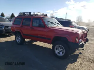 2000 Jeep Cherokee with VIN 1J4FF48S7YL237109, listed as a Copart auction lot 58420385 with 191,786 mi miles and Non repairable. Bid and sale history available at DreamBid. Image 4.