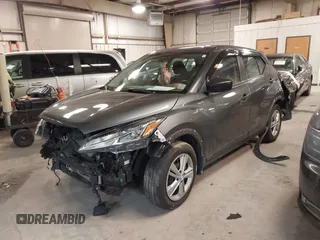 2021 Nissan Kicks S with VIN 3N1CP5BV1ML466739, listed as a IAAI auction lot 41628478 with 54,821 mi miles. Bid and sale history available at carsss.com. Image 18.