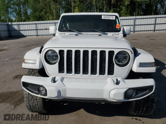 2021 Jeep Gladiator Overland with VIN 1C6HJTFG2ML557221, listed as a Copart auction lot 52453215 with 70,189 mi miles and Salvage title. Bid and sale history available at DreamBid. Image 5.