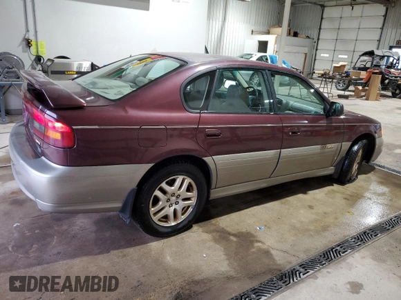 2001 Subaru Legacy Outback Limited with VIN 4S3BE686717200534, listed as a Copart auction lot 86165654 with 151,481 mi miles and Salvage title. Bid and sale history available at DreamBid. Image 3.