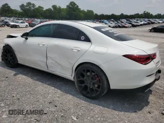 2020 Mercedes-Benz CLA 250 with VIN WDD5J4GB0LN077580, listed as a Copart auction lot 53732773 with 45,588 mi miles and . Bid and sale history available at DreamBid. Image 2.
