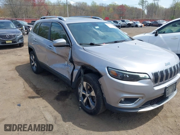 2019 Jeep Cherokee Limited with VIN 1C4PJMDX3KD254825, listed as a IAAI auction lot 42067129 with 120,304 mi miles and . Bid and sale history available at DreamBid. Image 6.