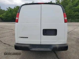 2020 Chevrolet Express Cargo with VIN 1GCWGAFP4L1248766, listed as a Copart auction lot 57220355 with 129,880 mi miles and Clean title. Bid and sale history available at DreamBid. Image 6.
