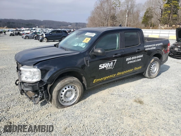 2022 Ford Maverick XL with VIN 3FTTW8F95NRA58614, listed as a Copart auction lot 44469595 with 47,098 mi miles and Salvage Title. Bid and sale history available at DreamBid. Image 1.