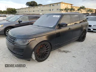 2014 Land Rover Range Rover Supercharged with VIN SALGS3TF2EA168226, listed as a Copart auction lot 41469105 with 89,283 mi miles and Clean title. Bid and sale history available at DreamBid. Image 1.