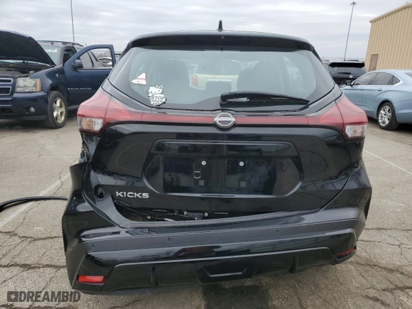 2023 Nissan Kicks S with VIN 3N1CP5BV8PL498530, listed as a Copart auction lot 47360615 with NaN miles and Salvage Title. Bid and sale history available at carsss.com. Image 6.