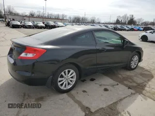 2012 Honda Civic Cpe EX with VIN 2HGFG3B86CH539704, listed as a Copart auction lot 50049735 with 132,830 mi miles and Salvage Title. Bid and sale history available at carsss.com. Image 3.