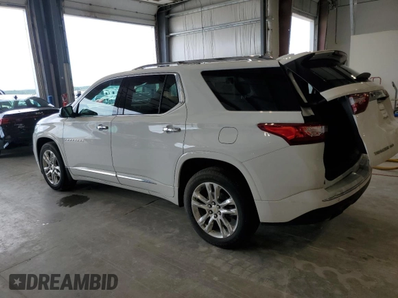 2021 Chevrolet Traverse High Country z VIN 1GNEVNKW8MJ216210, wystawiony jako Copart lot #62833845 z przebiegiem 37 515 mil mil oraz Szkoda całkowita • Salvage title. Historia ofert i sprzedaży dostępna na DreamBid. Obrazek 2.