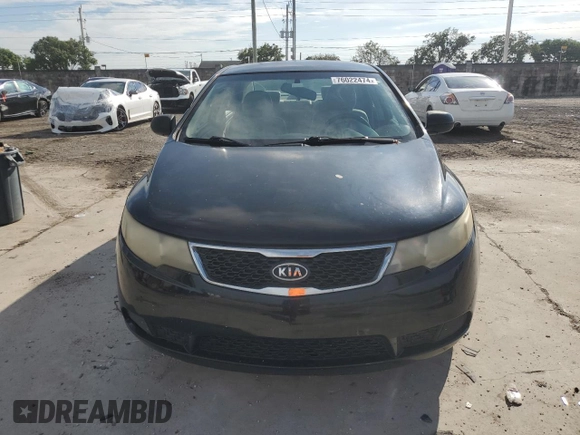 2012 Kia Forte LX with VIN KNAFT4A26C5590007, listed as a Copart auction lot 76022474 with 154,575 mi miles and Salvage Title. Bid and sale history available at carsss.com. Image 5.