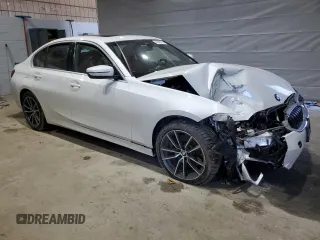 2021 BMW 3 Series 330i xDrive with VIN 3MW5R7J01M8B73697, listed as a Copart auction lot 48688115 with Not Provided miles and Salvage Title. Bid and sale history available at DreamBid. Image 4.