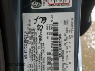 2012 Lincoln MKZ Hybrid with VIN 3LNDL2L38CR829084, listed as a Copart auction lot 46523705 with 150,272 mi miles and Clean Title. Bid and sale history available at DreamBid. Image 12.