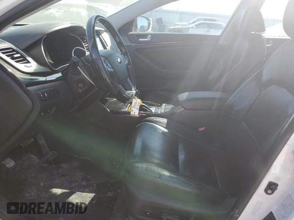2014 Kia Cadenza Premium with VIN KNALN4D7XE5152520, listed as a Copart auction lot 47031785 with 142,386 mi miles and Salvage Title. Bid and sale history available at carsss.com. Image 7.