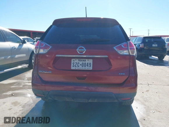 2015 Nissan Rogue SV with VIN KNMAT2MV9FP552979, listed as a IAAI auction lot 41412809 with 235,127 mi miles. Bid and sale history available at carsss.com. Image 16.