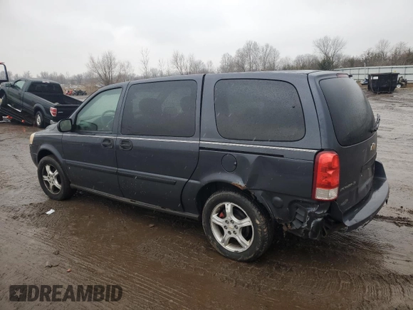 2008 Chevrolet Uplander LS with VIN 1GNDV23168D204722, listed as a Copart auction lot 86073884 with 154,245 mi miles and Salvage Title. Bid and sale history available at carsss.com. Image 2.