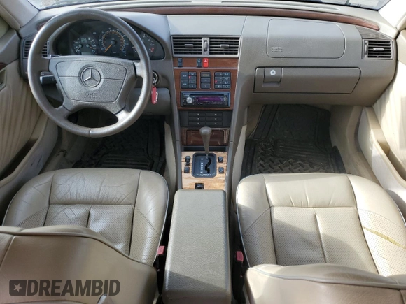1994 Mercedes-Benz C with VIN WDBHA28E3RF034020, listed as a Copart auction lot 44763115 with 191,734 mi miles and Salvage Title. Bid and sale history available at carsss.com. Image 8.