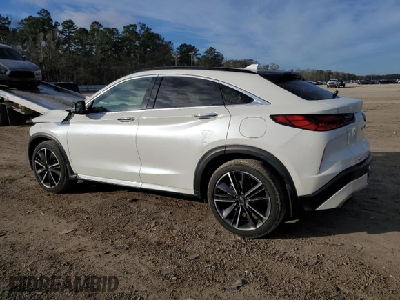 2022 Infiniti QX55 Luxe с VIN 3PCAJ5J30NF101605, выставлен на аукционе Copart как лот 72436322 с пробегом 28 454 миль миль и . История ставок и продаж доступна на DreamBid. Изображение 2.