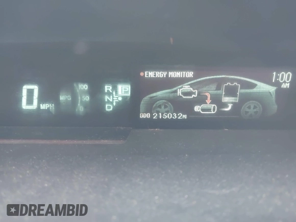2014 Toyota Prius Four with VIN JTDKN3DU4E1748583, listed as a IAAI auction lot 42044872 with 215,032 mi miles. Bid and sale history available at carsss.com. Image 15.