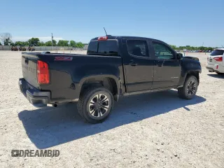 2021 Chevrolet Colorado 2WD Z71 with VIN 1GCGSDEN1M1227685, listed as a Copart auction lot 53321485 with 40,180 mi miles and Salvage title. Bid and sale history available at DreamBid. Image 3.
