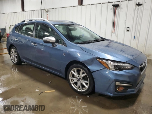 2018 Subaru Impreza Limited with VIN 4S3GTAU62J3724847, listed as a Copart auction lot 46976245 with 18,179 mi miles and Salvage title. Bid and sale history available at DreamBid. Image 4.