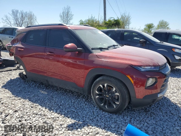 2022 Chevrolet TrailBlazer LT with VIN KL79MPSLXNB064051, listed as a Copart auction lot 56062565 with 51,076 mi miles and Clean Title. Bid and sale history available at DreamBid. Image 4.