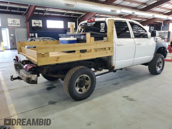 2004 Dodge 2500 SLT with VIN 3D7KU28C74G256604, listed as a Copart auction lot 68706154 with 334,265 mi miles and Clean Title. Bid and sale history available at DreamBid. Image 3.