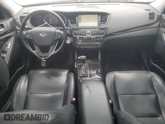 2015 Kia Cadenza Premium z VIN KNALN4D76F5193678, wystawiony jako Copart lot #51409955 z przebiegiem 106 802 mil mil oraz Szkoda całkowita • Salvage title. Historia ofert i sprzedaży dostępna na DreamBid. Obrazek 8.