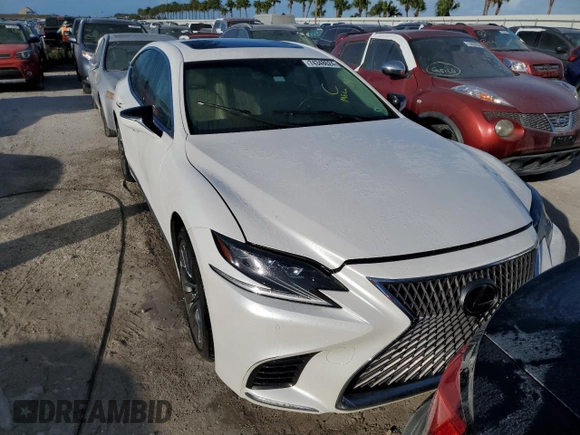 2020 Lexus LS 500 z VIN JTHD51FF4L5012839, wystawiony jako Copart lot #74348624 z przebiegiem Nie podano mil oraz Nie do naprawy • Non repairable. Historia ofert i sprzedaży dostępna na DreamBid. Obrazek 5.