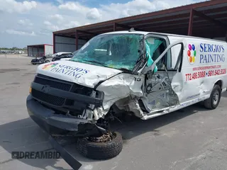 2020 Chevrolet Express Cargo with VIN 1GCWGBFP7L1118907, listed as a IAAI auction lot 41725301 with 83,978 mi miles and . Bid and sale history available at DreamBid. Image 6.