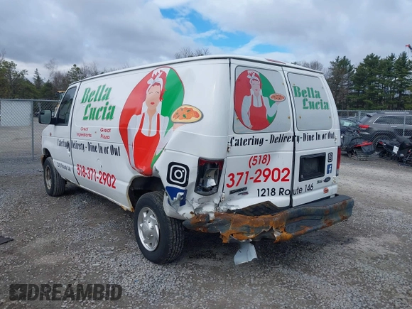 2012 Ford Econoline Cargo Commercial with VIN 1FTNE1EW6CDA93498, listed as a IAAI auction lot 42041801 with 105,555 mi miles and . Bid and sale history available at carsss.com. Image 6.