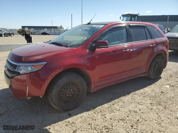 2013 Ford Edge Sport with VIN 2FMDK4AK7DBC51780, listed as a Copart auction lot 53848825 with 215,385 mi miles and Salvage Title. Bid and sale history available at carsss.com. Image 1.