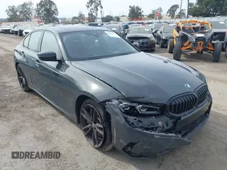 2024 BMW 3 Series 330i with VIN 3MW69FF04R8E27076, listed as a IAAI auction lot 41669381 with 12,057 mi miles. Bid and sale history available at carsss.com. Image 1.