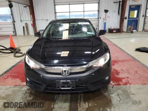 2018 Honda Civic EX-L with VIN JHMFC1F7XJX042033, listed as a Copart auction lot 53304175 with 90,055 mi miles and Salvage Title. Bid and sale history available at DreamBid. Image 5.
