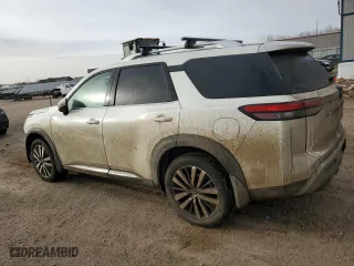 2022 Nissan Pathfinder Platinum with VIN 5N1DR3DK8NC268591, listed as a Copart auction lot 48897585 with 80,851 mi miles and Salvage Title. Bid and sale history available at carsss.com. Image 2.