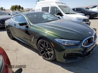 2023 BMW 8 Series 840i with VIN WBAAE2C07PCK95732, listed as a Copart auction lot 56186463 with 6,193 mi miles. Bid and sale history available at carsss.com. Image 4.