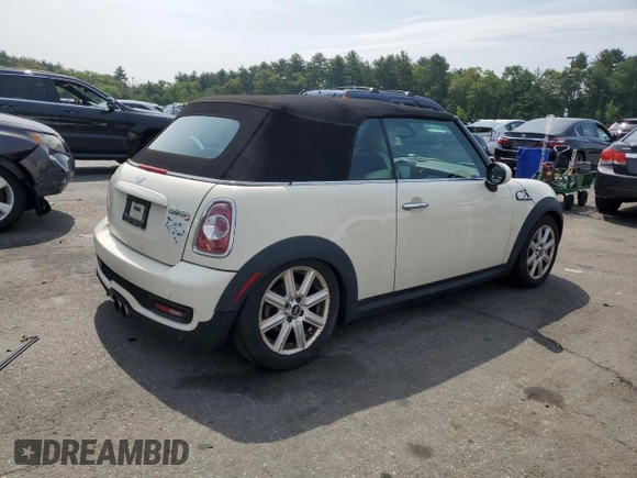 2012 MINI Convertible S с VIN WMWZP3C57CT249682, выставлен на аукционе Copart как лот 60535295 с пробегом 135 298 миль миль и Чистый • Clean title. История ставок и продаж доступна на DreamBid. Изображение 3.