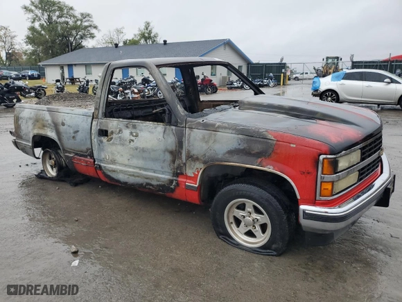 1993 Chevrolet C/K 1500 with VIN 1GCDC14K8PZ157615, listed as a Copart auction lot 71375854 with 0 mi miles and Non Repairable. Bid and sale history available at carsss.com. Image 4.