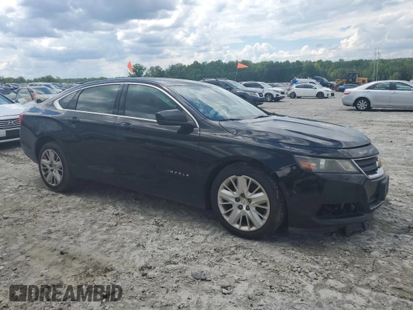 2015 Chevrolet Impala LS with VIN 1G11Z5SL8FU103787, listed as a Copart auction lot 56371025 with 195,950 mi miles and Salvage title. Bid and sale history available at DreamBid. Image 4.