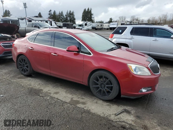 2012 Buick Verano Leather Group with VIN 1G4PS5SK5C4224359, listed as a Copart auction lot 45978045 with 176,672 mi miles and Salvage Title. Bid and sale history available at carsss.com. Image 4.