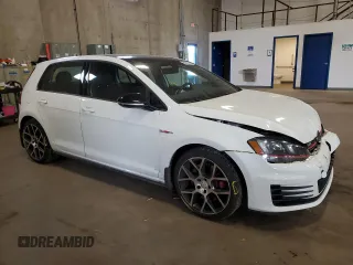 2017 Volkswagen Golf GTI Autobahn with VIN 3VW547AUXHM076691, listed as a Copart auction lot 68203703 with 45,195 mi miles. Bid and sale history available at carsss.com. Image 4.