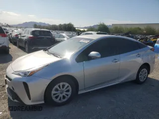 2021 Toyota Prius L Eco with VIN JTDKAMFU3M3133914, listed as a Copart auction lot 59897825 with 46,872 mi miles and Salvage title. Bid and sale history available at DreamBid. Image 1.
