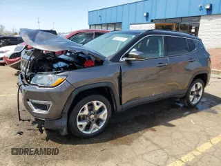 2020 Jeep Compass Limited z VIN 3C4NJDCB6LT119475, wystawiony jako Copart lot #54012075 z przebiegiem 62 663 mil mil oraz Szkoda całkowita • Salvage title. Historia ofert i sprzedaży dostępna na DreamBid. Obrazek 1.